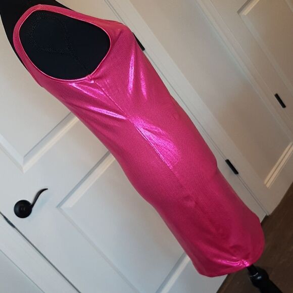 Forever 21 Shiny Pink Dress - Picture 3 of 13